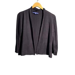 Apt. 9 Size XS Navy Cardigan Sweater 3/4 sleeve Acrylic Layering Piece Office